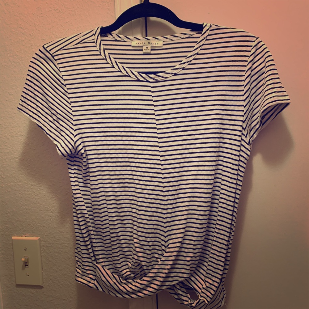 Stripped crop top